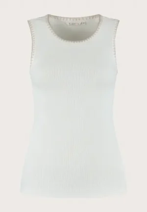 Florez - Wit | Dames | Top | Wit | L | regular | Kamst mode