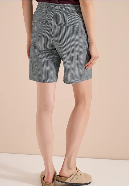 Straight Legs shorts in seersucker kwaliteit - Afbeelding 3