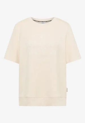 Alternative view of Sweater met korte mouwen en tekst