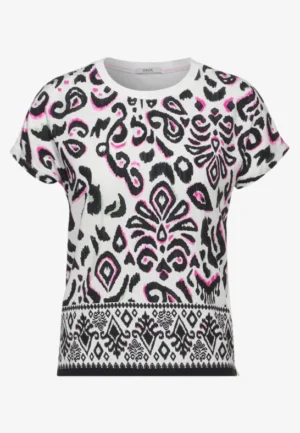 Alternative view of T-shirt in materiaalmix