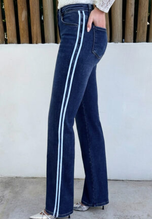 Wide Leg Jeans Dez Bies Dark Blue