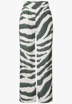 Alternative view of Wide Legs broek met structuur