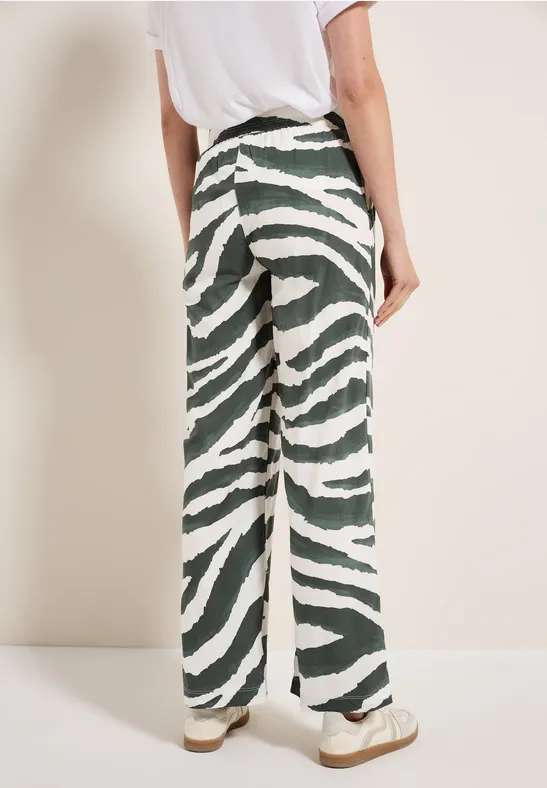 Wide Legs broek met structuur - Afbeelding 3