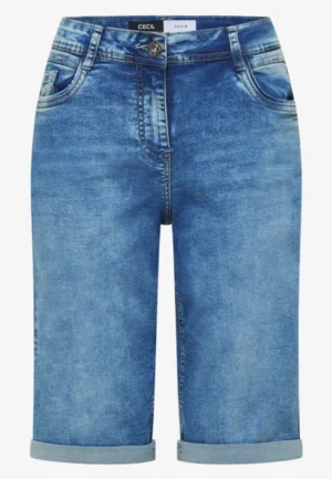 Alternative view of Wide Legs denim shorts