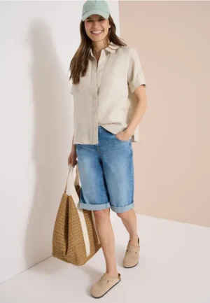 Wide Legs denim shorts