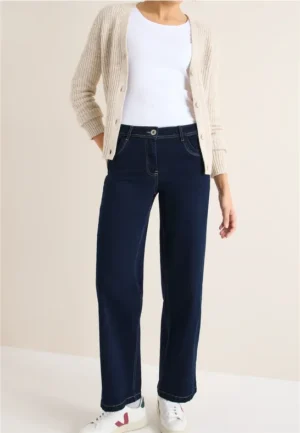 Wide Legs gespoelde jeans