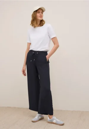 Wide Legs gestructureerde broek
