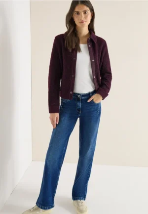 Wide Legs jeans met klinknagels