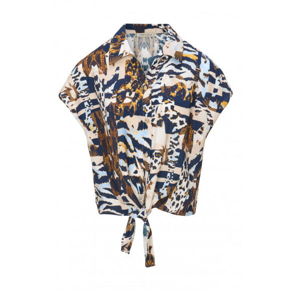 Dreamstar - Blauw | Dames | Blouse | Blauw | XL | regular | Kamst mode