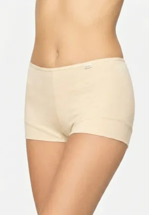 3844 dames boxershort microfiber - Dames polyamide hoge onderbroek - Badstof kruisje - ondergoed