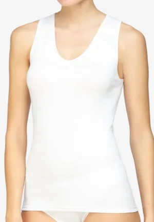 Dames hemdje 7528 spencer model - Dames katoenen onderhemd V-hals - Singlet