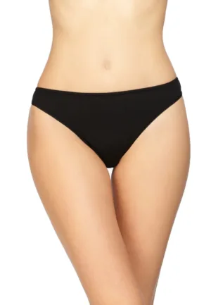 String dames 3490 microfiber - Gladde string - onzichtbaar - Invisible - badstof kruisje - zwart, wit, rood, huidskleur