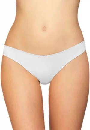 String dames 3490 microfiber - Gladde string - onzichtbaar - Invisible - badstof kruisje - zwart, wit, rood, huidskleur