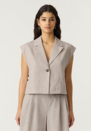 YAS Usuma Linnenmix Gilet
