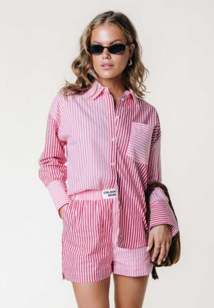 Colourful Rebel Talia Stripe Blouse