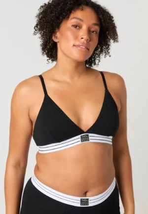Katoenen triangle BH - katoenen Dames bralette zonder vulling - Niet voorgevormd