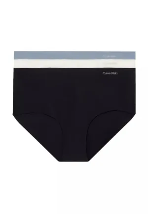 Calvin Klein 3-pack naadloze hipster - Invisible shorts seamless - Zwart