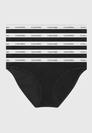 Calvin Klein 5-pack lage Slips dames - Low Rise - Katoenen dames mini slips - Dames onderbroeken