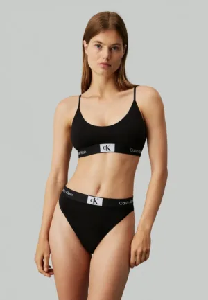 Calvin Klein Bralette Katoen - CK96 - Katoenen Bh topje met spaghetti bandjes - Zonder vulling
