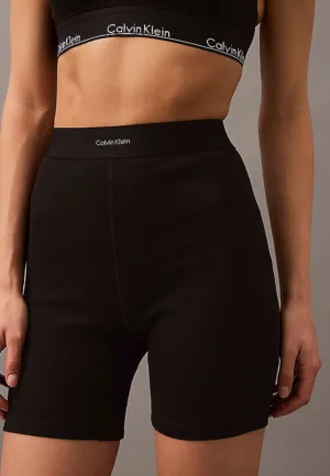 Calvin Klein Dames pyjamabroek Korte loungebroek - Cotton Stretch Rib