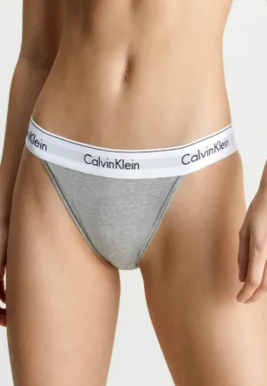 Calvin Klein High Leg Tanga slip dames - Hoog opgesneden dames slip - Tanga onderbroek katoen