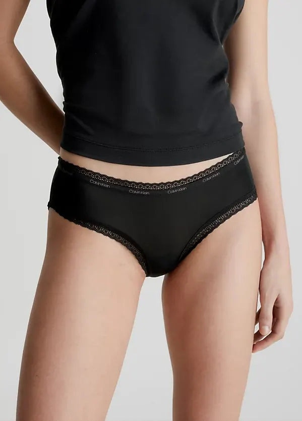 Calvin Klein Hipster dames - Bottoms Up - Microfiber dames ondergoed - Kanten onderbroeken