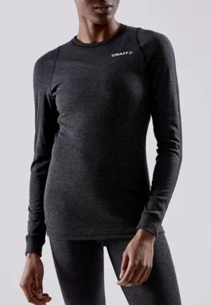 Extra warm Merino wollen Thermoshirt dames - Lange Mouw - Warme Thermotrui voor vrouwen - Hoge hals