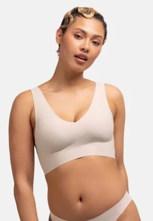 Bralette met vulling Eco - Soft BH - Naadloze BH Top - Comfortabele top - Schijnt niet door