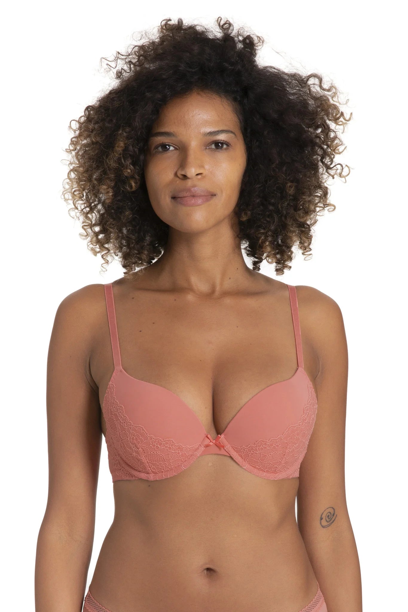 Push up BH met beugel - Coral - Lexi