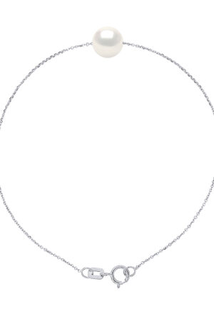Armband Freshwater Pearl Chain Ronde 7-8mm White 925