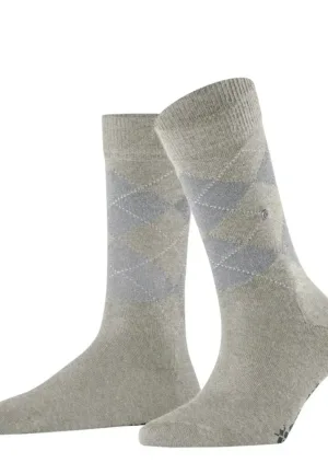 Burlington Wollen dames Lurex sokken - Marylebone - Merino wollen sokken met glitter