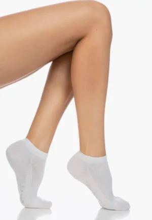 FALKE 2-paar Happy dames sneakersokken - Katoenen enkelsokken