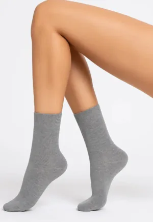 FALKE Sensitive London Dames Sokken - Diabetes sokken - Anti knel katoenen kousen