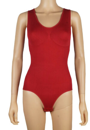 J&C body - bodystocking dames naadloos - Body wit - Bodysuit zwart zonder mouwen - Naadloos