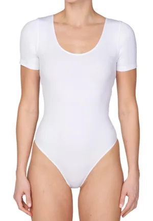 J&C string body-bodystocking korte mouw dames / Ronde hals