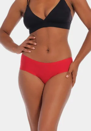 Magic 2-pak dream naadloze comfort hipsters - Seamless dames ondergoed - Rood, wit, zwart, beige