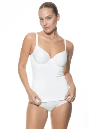 Mey BH hemdje met beugel - Bra top Joan - Viscose bh en hemd in een zonder vulling - Wit - Zwart - Copy