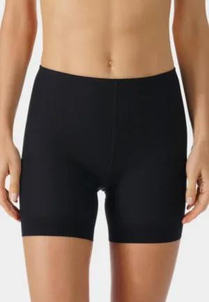 Corrigerende boxershort - Daily Shape Nova Retro - katoenen shapewear boxershort - Zwart - Huidskleur