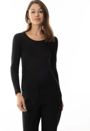 Dames thermo shirt Wol - Spencer - Lange mouw - Wollen thermo dames ondershirt ronde hals