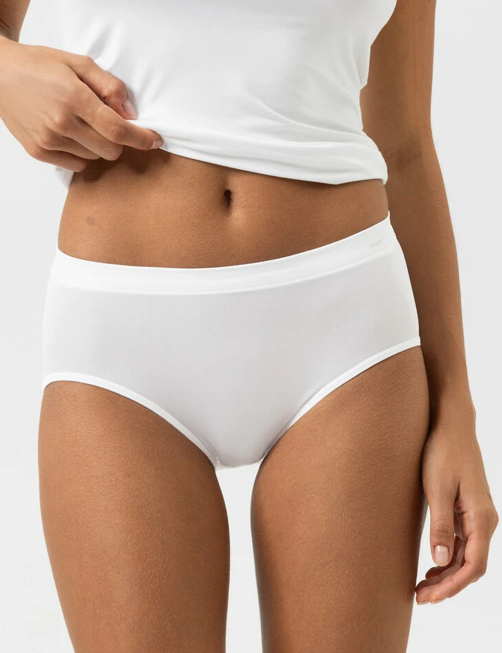 Emotion - dames taille slip viscose - Comfortabele hoge dames onderbroek - Katoenen kruisje