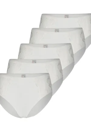 Nina von C 6-pack - dames maxi-taille slip kant
