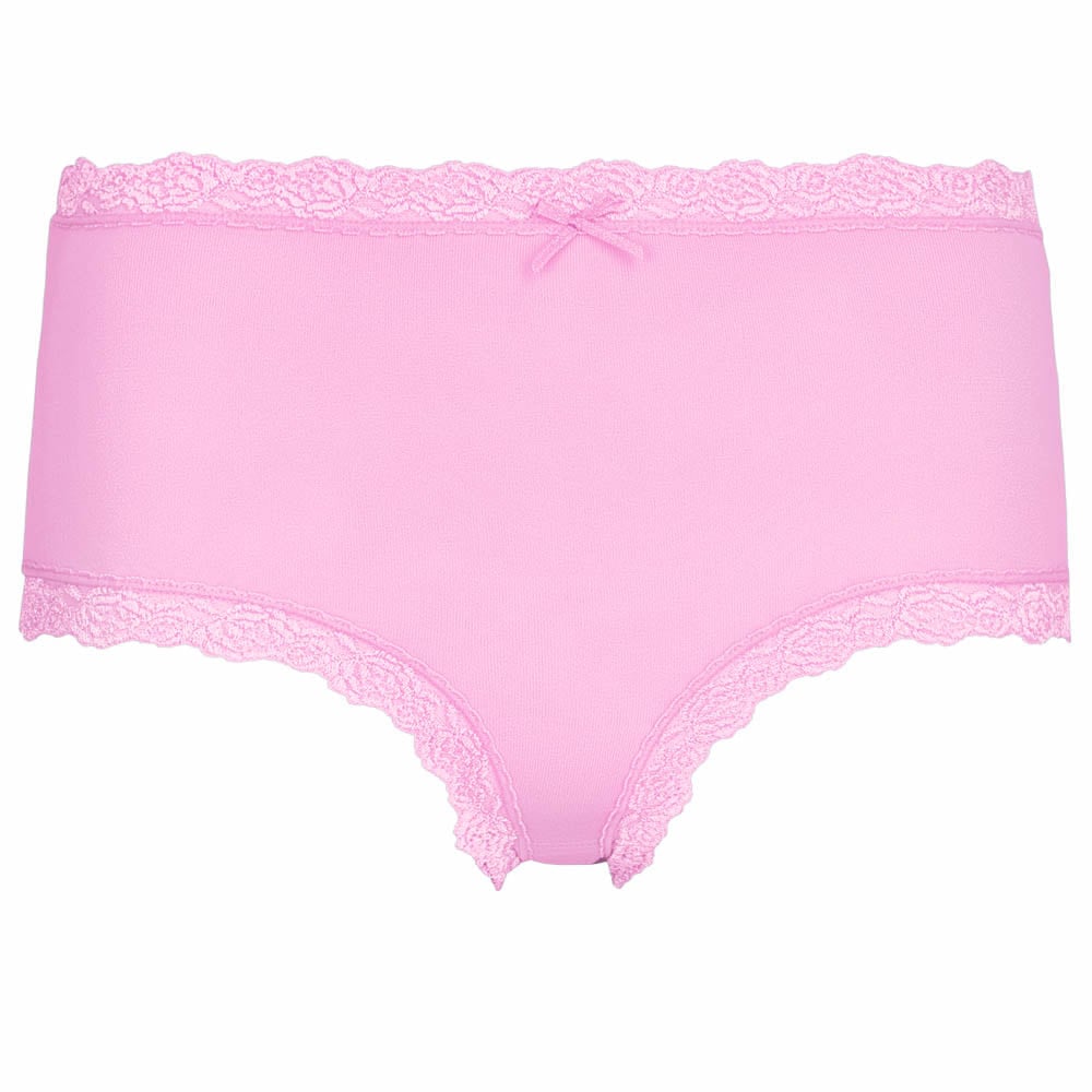 Nina von C 3-pack dames Tailleslip - Kant - Colours - Dames onderbroeken modal - Vrolijke kleuren