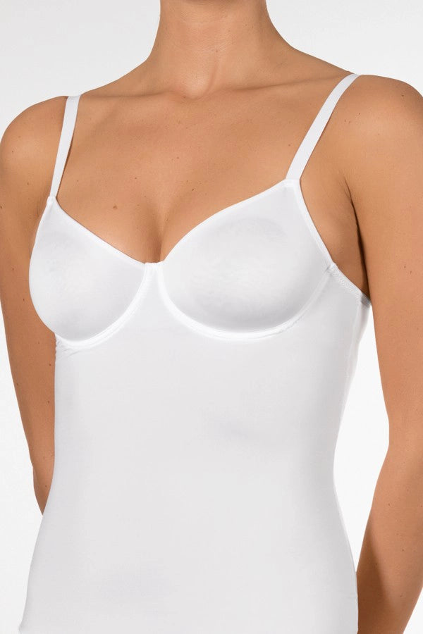 Nina von C BH hemdje met beugel zonder vulling - Secret shape - Zwart - Wit - Creme
