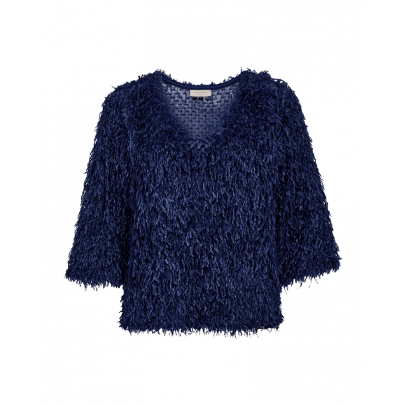 FreeQuent - Blauw | Dames | Blouse | Blauw | L | regular | Kamst mode