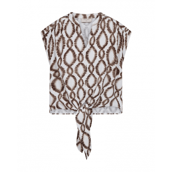 FreeQuent - Wit | Dames | Blouse | Wit | XXL | regular | Kamst mode