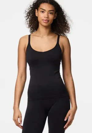 Dames hemd - spaghetti bandjes - Plain Top - Basic vrouwen onderhemd microfiber