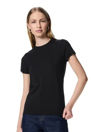 Dames ondershirt korte mouw - T-shirt vrouwen katoen - Slim fit aansluitend