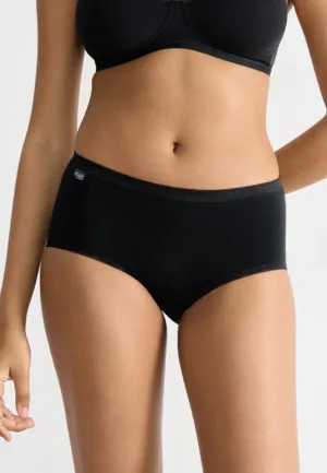 4-pack Basic Midi - dames heup slips (3+1 Gratis) - Heup slips vrouwen - katoenen onderbroeken dames