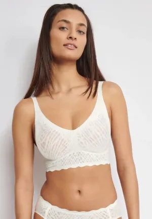 Zero Feel Kanten Bralette gevuld - Bliss - Bh Top met smalle bandjes - Uitneembare vulling