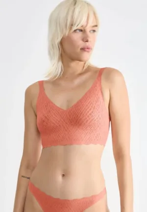 Zero Feel Kanten Bralette gevuld - Bliss - Bh Top met smalle bandjes - Uitneembare vulling